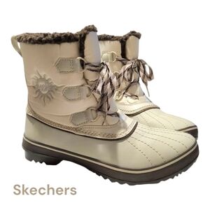 Skechers Ivory Winter Pond Quaker Duck Boots